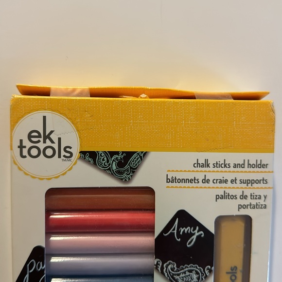 🆕 EK TOOLS - Chalk Sticks & Magnetic Holder - School Teacher Crafts EKTools - Picture 4 of 7